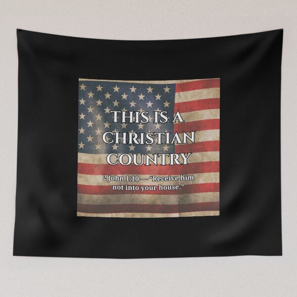 Item preview, USA IS A CHRISTIAN COUNTRY designed and sold by TheHopeClinic.