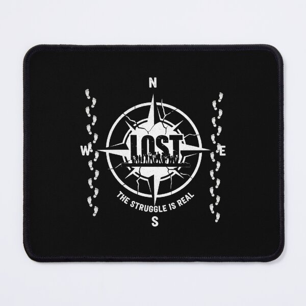 Item preview, Lost The Struggle Is Real Broken Compass Oceanic Survivors Silhouette designed and sold by Dravienart.