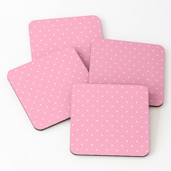 Item preview, White Mini Polka Dots on pink designed and sold by RishabhArts1.
