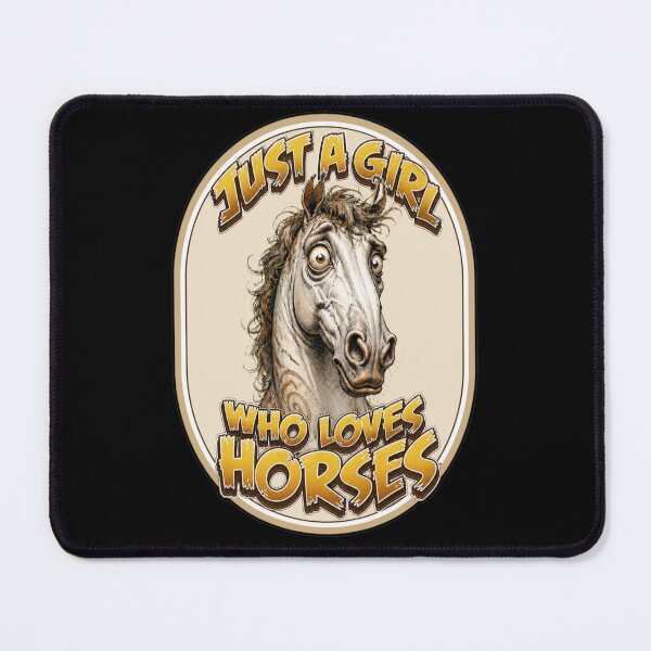 Item preview, Just A Girl Who Loves Horses Vintage Horse designed and sold by Wilcox PhotoArt.