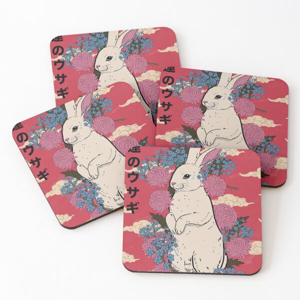 Item preview, Lucky Rabbit Japanese Floral designed and sold by cynthiasholma.