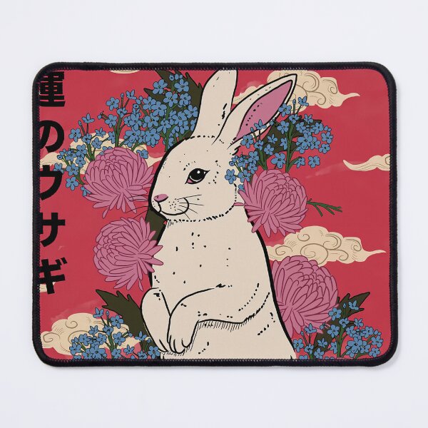 Item preview, Lucky Rabbit Japanese Floral designed and sold by cynthiasholma.