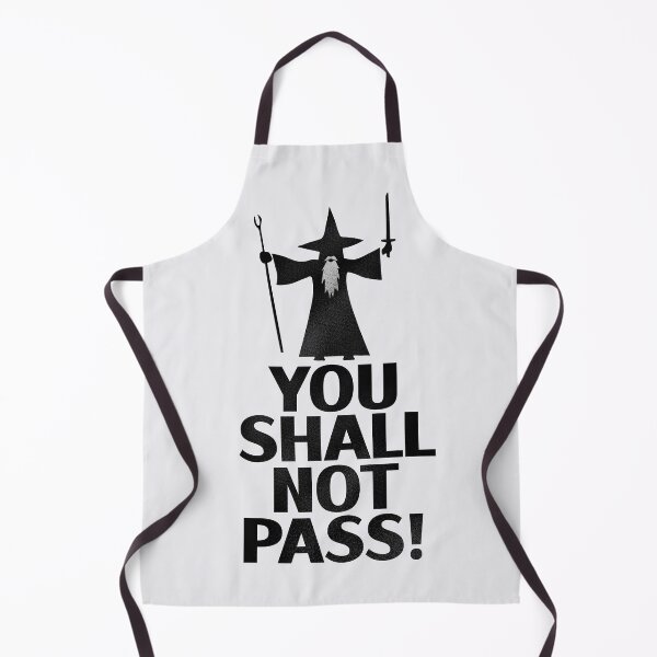 Item preview, Doodle Quote You Shall Not Pass designed and sold by Izaa-aart.