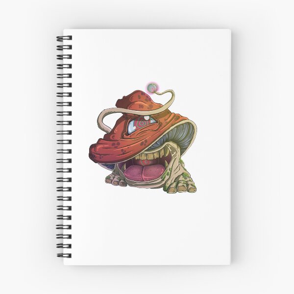 Item preview, Psychedelic Mushroom Monster | Trippy Psychotropic & Horror Kawaii Fantasy & Lantern Art designed and sold by Yukkiart.
