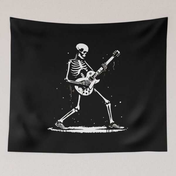 Item preview, skeleton plays rock n roll  designed and sold by ZevyStores.