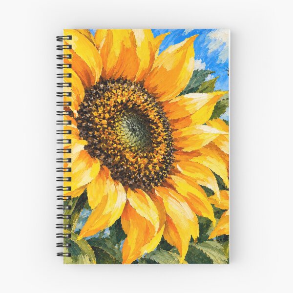 Item preview, Sunflower and Bee – Vibrant Sunflower  Art designed and sold by PrintGo26.