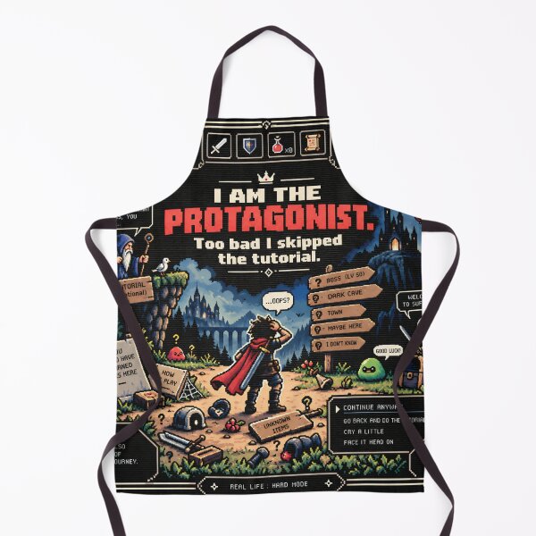 Item preview, I Am the Protagonist designed and sold by Lo-Fi Delusions.