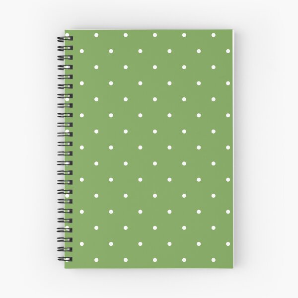 Item preview, White Mini Polka Dots on green designed and sold by RishabhArts1.