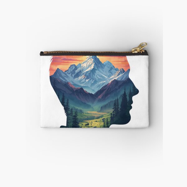 Item preview, Mountains in My Mind designed and sold by catcurio.