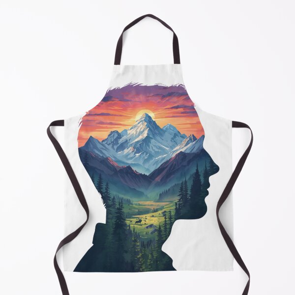 Item preview, Mountains in My Mind designed and sold by catcurio.