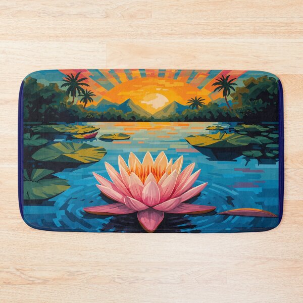 Item preview, Victoria Regia Amazon Tropical Botanical Art designed and sold by BrazilArtShop.