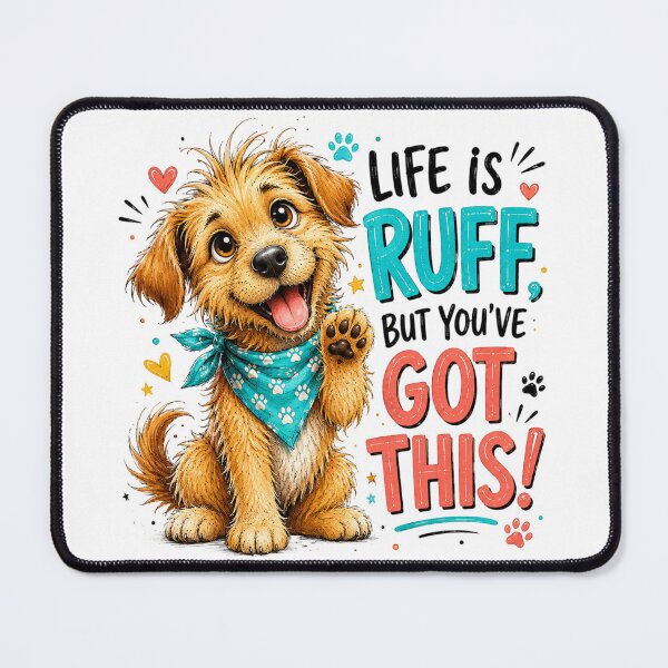 Item preview, Life is ruff but you've got this designed and sold by Tiny-Love ⭐⭐⭐⭐⭐.