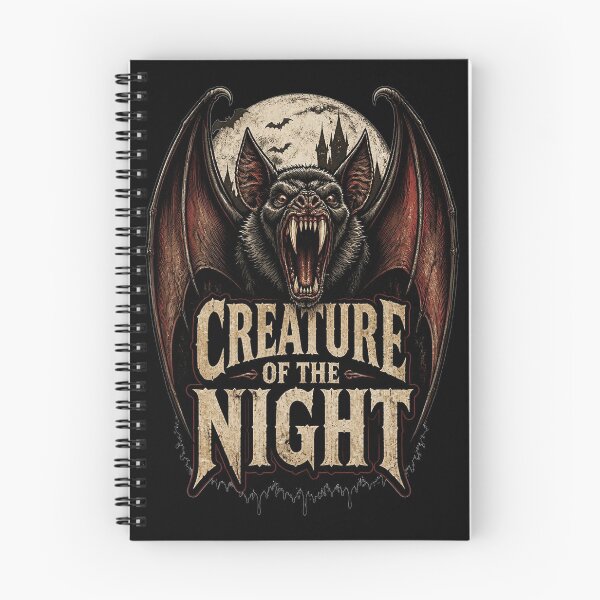Item preview, Creature of the Night - Vintage Vampire Bat Horror Graphic designed and sold by emiliacreations.