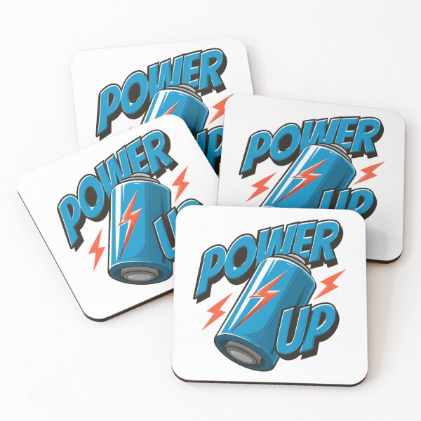 Item preview, Power Up | Battery Charged Energy & Electric Vibes designed and sold by Ignorant-Artist.