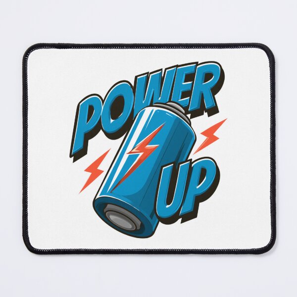 Item preview, Power Up | Battery Charged Energy & Electric Vibes designed and sold by Ignorant-Artist.