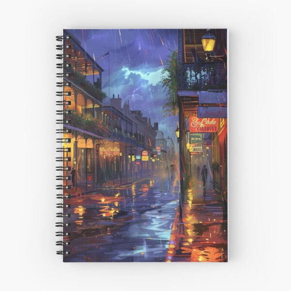 Item preview, Rainy French Quarter – New Orleans Night Art designed and sold by GSizzle1.