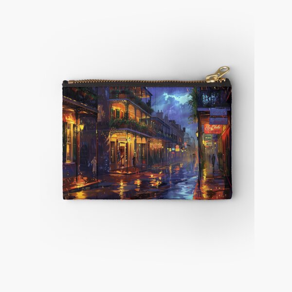 Item preview, Rainy French Quarter – New Orleans Night Art designed and sold by GSizzle1.
