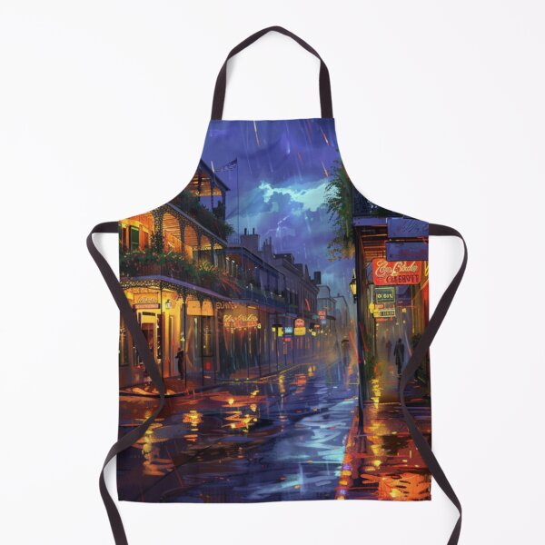 Item preview, Rainy French Quarter – New Orleans Night Art designed and sold by GSizzle1.