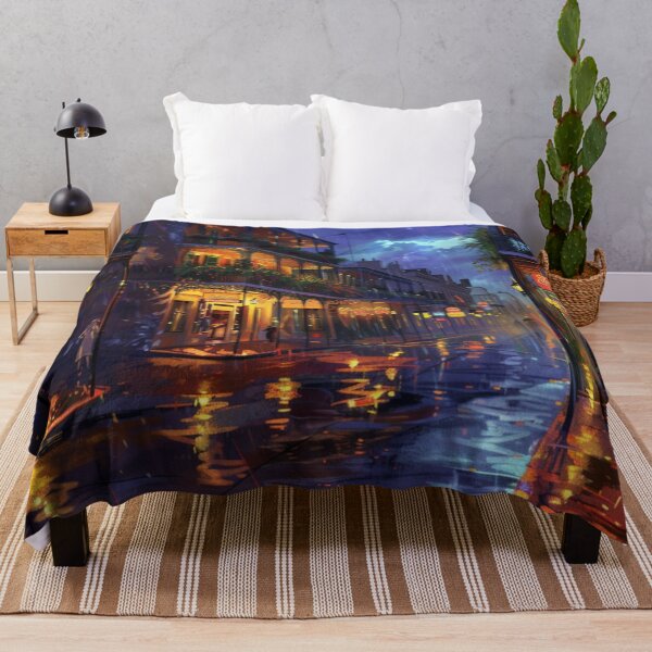Item preview, Rainy French Quarter – New Orleans Night Art designed and sold by GSizzle1.