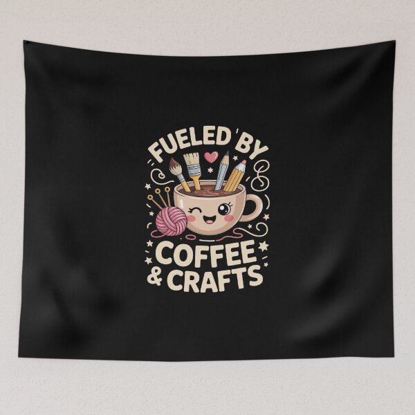 Item preview, Fueled by Coffee and Crafts   designed and sold by jkrphoto.