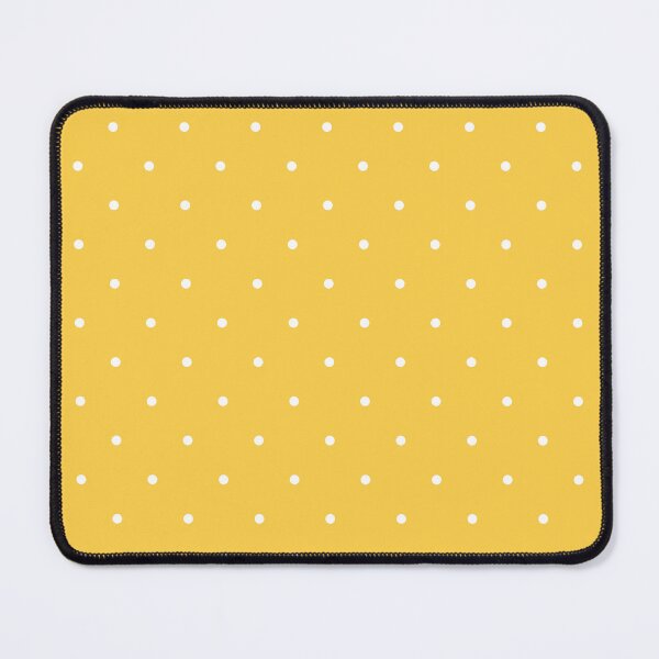 Item preview, White Mini Polka Dots on yellow designed and sold by RishabhArts1.