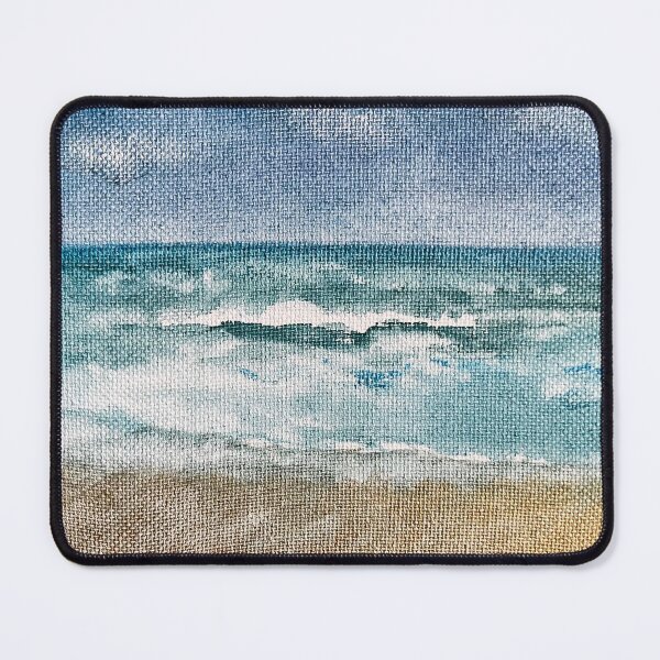 Item preview, Whitecap Beach Waves Watercolor designed and sold by BirdandaBrush.