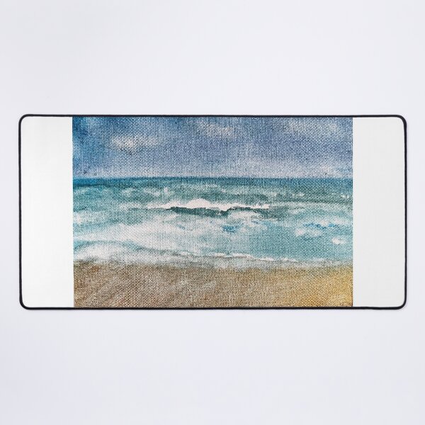 Item preview, Whitecap Beach Waves Watercolor designed and sold by BirdandaBrush.