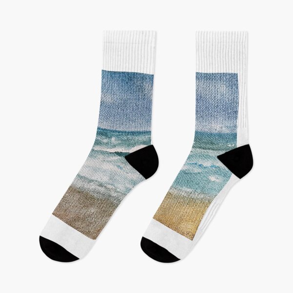 Item preview, Whitecap Beach Waves Watercolor designed and sold by BirdandaBrush.