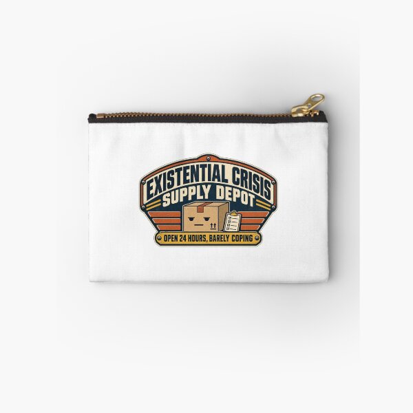 Item preview, Existential Crisis Supply Depot Parody Logo Tee designed and sold by Inkworksbyshery.