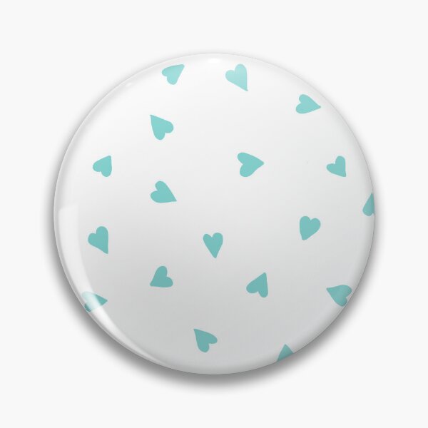Item preview, Cute Teal Hand-Drawn Heart Pattern designed and sold by Flora-and-Fable.