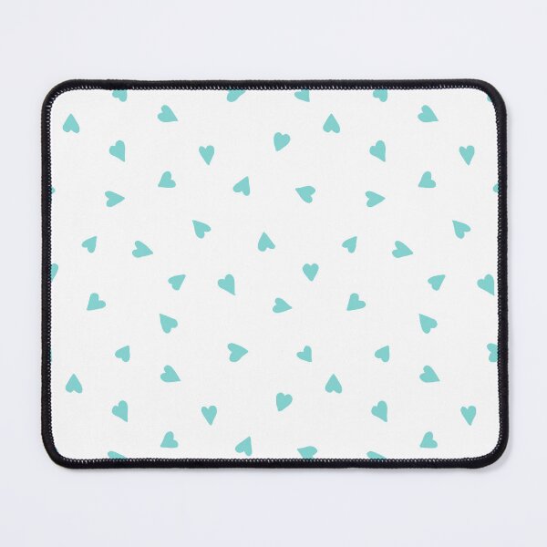 Item preview, Cute Teal Hand-Drawn Heart Pattern designed and sold by Flora-and-Fable.