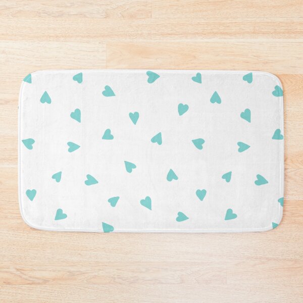 Item preview, Cute Teal Hand-Drawn Heart Pattern designed and sold by Flora-and-Fable.