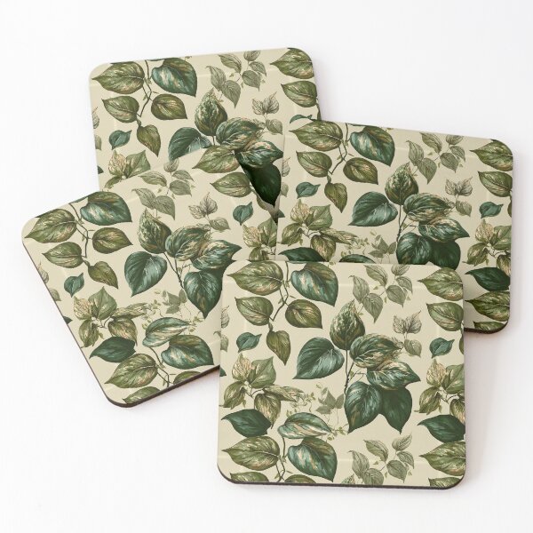Item preview, Lush Pothos Texture  - Birthday Flower Pattern - Anniversary Gifts For Her designed and sold by RoyalStarsPatts.