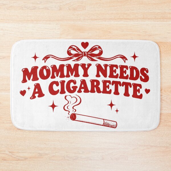 Item preview, Mommy Needs a Cigarette, Funny Mom Quote, Retro Smoking Humor, Sarcastic Cool Mom, Vintage Mom Humor, Funny Gift for Mom designed and sold by Quiajia.