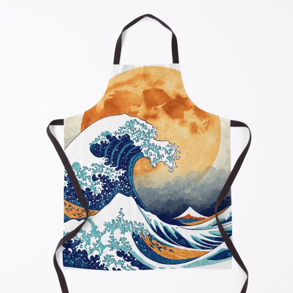 Item preview, Japanese Wave Moon designed and sold by catcurio.