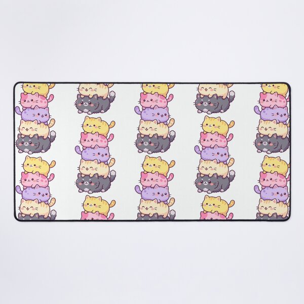 Item preview, Kawaii Cat Stack – Colorful Pastel Kittens designed and sold by AliveStyle.