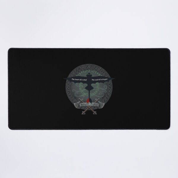 Item preview, Toothless Night Fury Viking Shield Runes Dragon Silhouette designed and sold by Dravienart.
