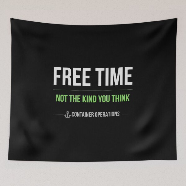 Item preview, Funny Port Logistics Container Operations Slogan designed and sold by incognipress.
