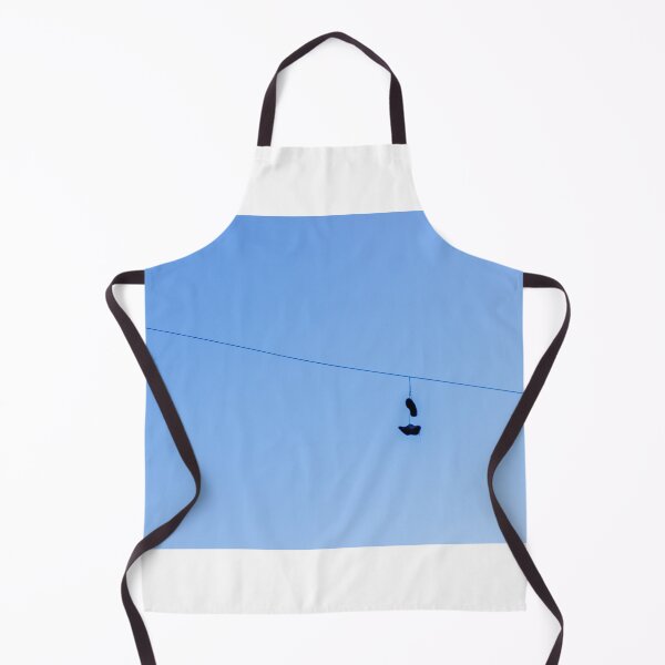 Item preview, Shoes Hanging on a Wire Against a Clear Blue Sky in Open Air designed and sold by Nmallia.