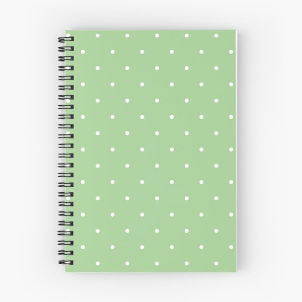Item preview, White Mini Polka Dots on green designed and sold by RishabhArts1.