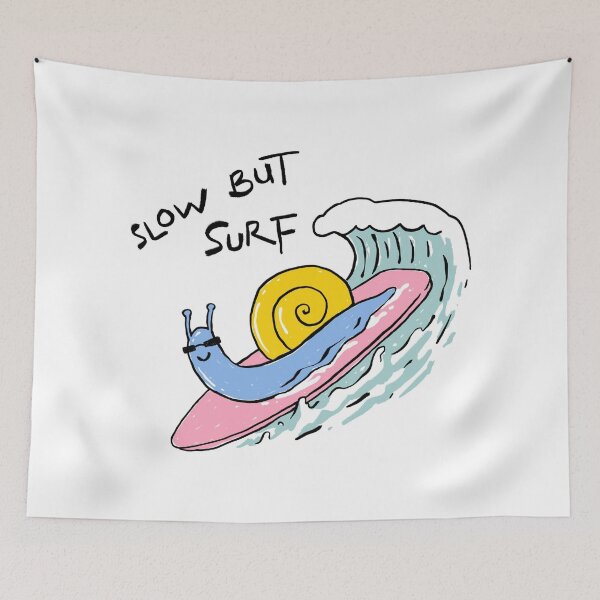 Item preview, Slow But Surf designed and sold by Quilimo Studio.