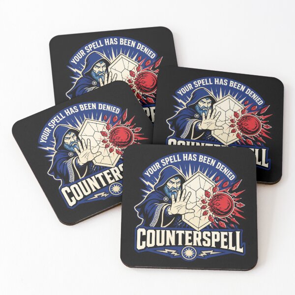 Item preview, Your Spell Is Denied Counterspell - Funny RPG Reaction Meme designed and sold by Dice_Goblin_Studio.