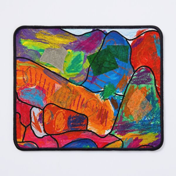 Item preview, Young Artist Abstract Art - Original Child`s Mixed Media Painting designed and sold by PrintGo26.