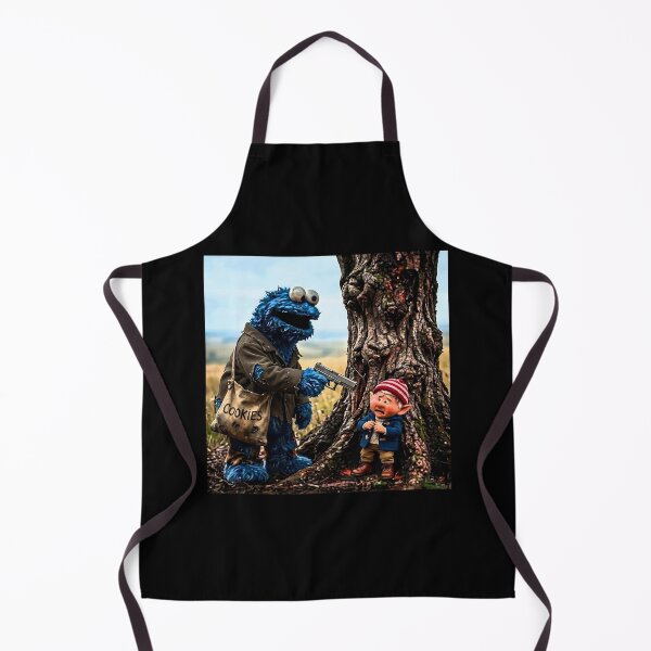 Item preview, Blue-Monster-Robbing-Funny-Cookies designed and sold by Witchfoundart.