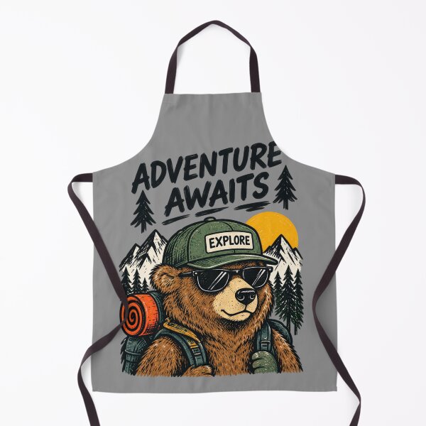 Item preview, Adventure Awaits Explorer Bear designed and sold by Houldi.