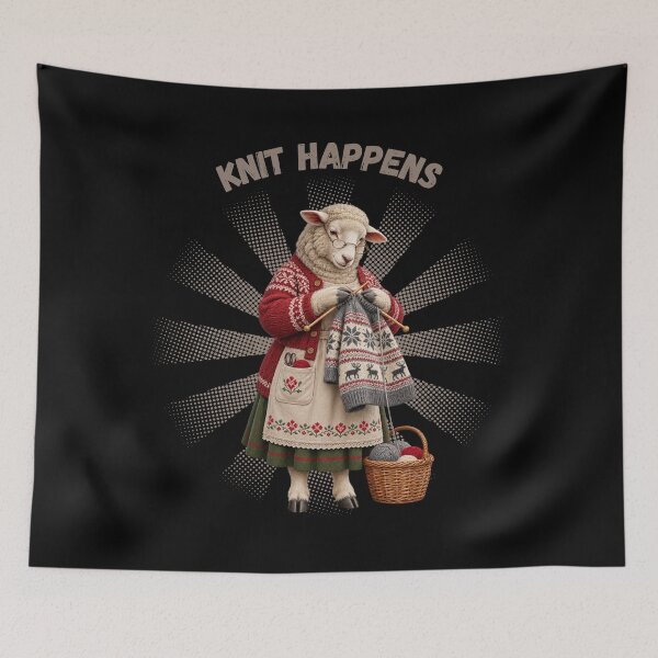 Item preview, KNIT HAPPENS designed and sold by gomood.