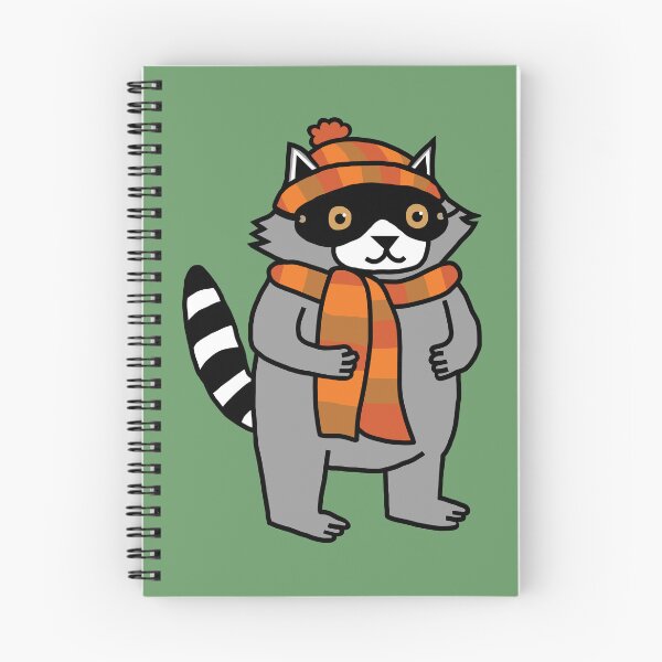 Item preview, Fall Season Cute Raccoon in Hat and Scarf  designed and sold by ellenhenry.
