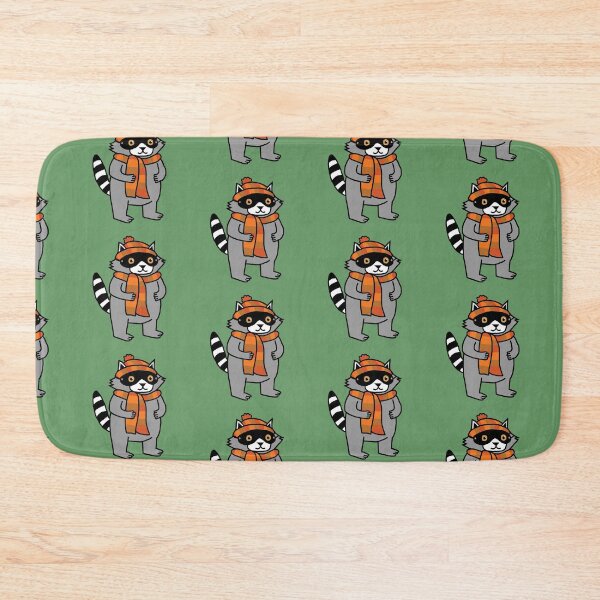 Item preview, Fall Season Cute Raccoon in Hat and Scarf  designed and sold by ellenhenry.
