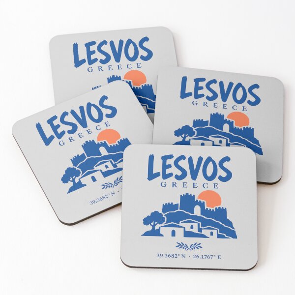 Item preview, Lesvos Greece Molyvos Castle Travel Art designed and sold by MavtM.