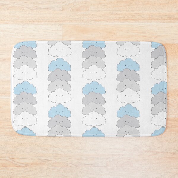 Item preview, Kawaii Cloud Stack – Cute Pastel Smiling Clouds designed and sold by AliveStyle.